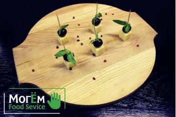 Канапе с сыром и оливкой 5 шт